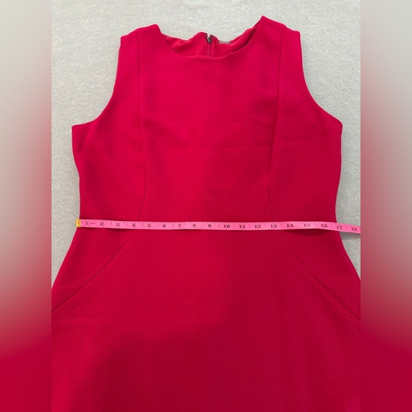 Elie Tahari Cailyn Pink Sheath Sleeveless Dress Size 14 - Picture 4 of 14